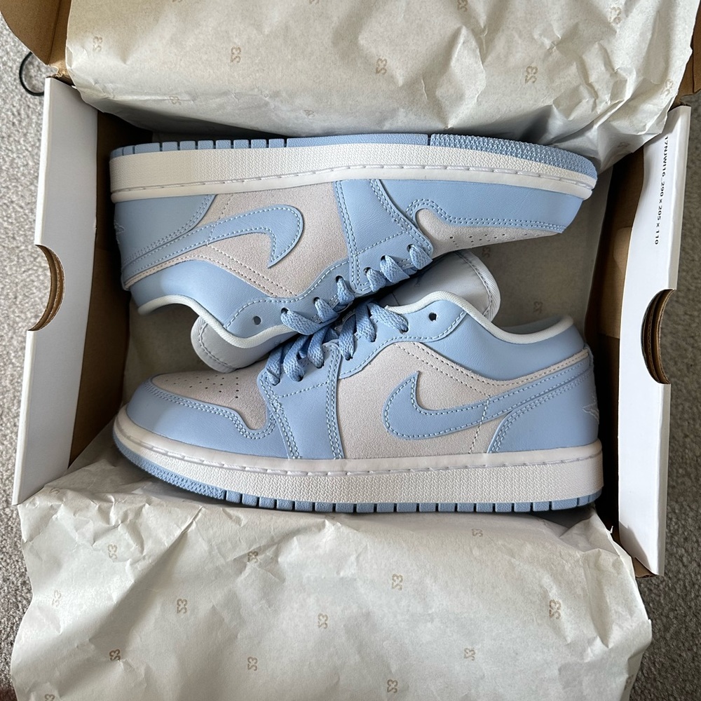 COPY - Nike Air Jordan 1 Low Football Grey/White/Aluminum
